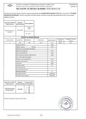 Poliüretan Isı iletim katasısı ve % 10 Deformasyonda Basma Dayanımı.Sayfa-2